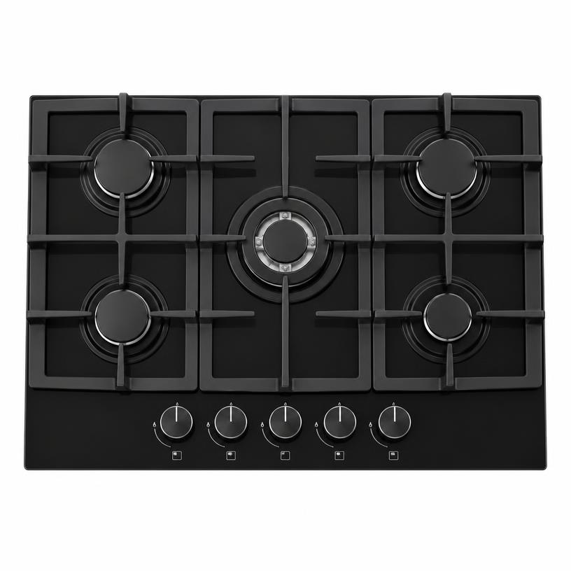 Fogão Cooktop Gás 5 Bocas Preto